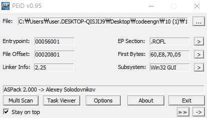  [Reversing] CodeEngn Basic RCE L10 풀이