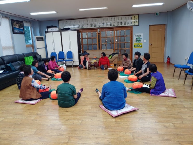  2019년도 여름~대평해녀문화공연팀은 공연을 위해~~^^해녀삼춘들과 제주해녀는 연습연습~^^