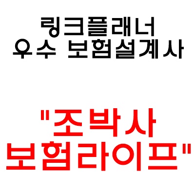 링크플래너 우수 보험설계사 조성호 팀장