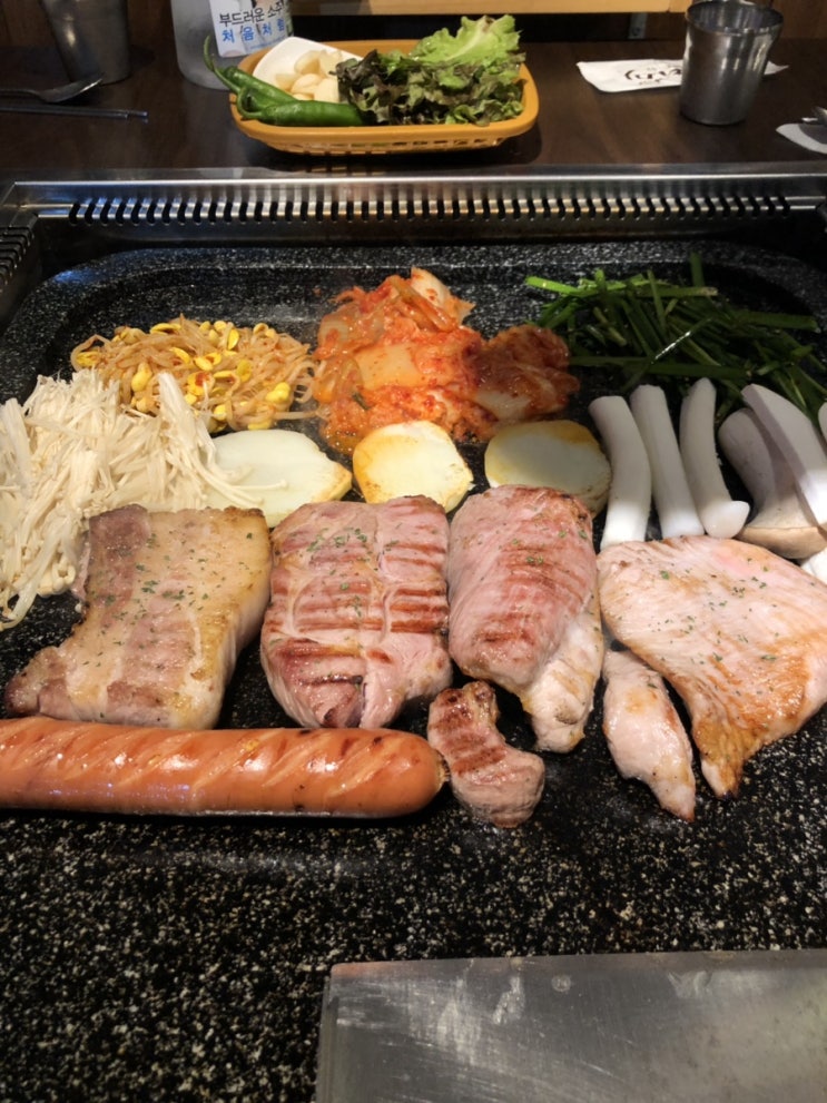  강릉시청 맛집 '돈가마' 한돈 참숯 초벌구이 리얼 추천
