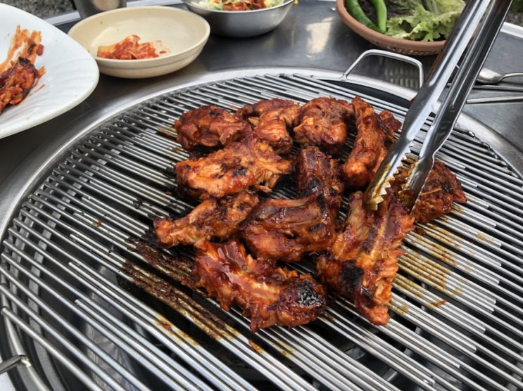  행주산성 엉클통바베큐 고추장등갈비 비쥬얼보세요~