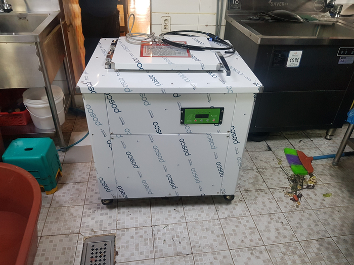  업소용음식물처리기 덕분에 이득 본 설치 후기!