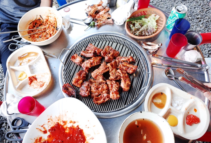  행주산성 엉클통 등갈비맛집! 맛있게 뜯고 씹고 맛보고옴!