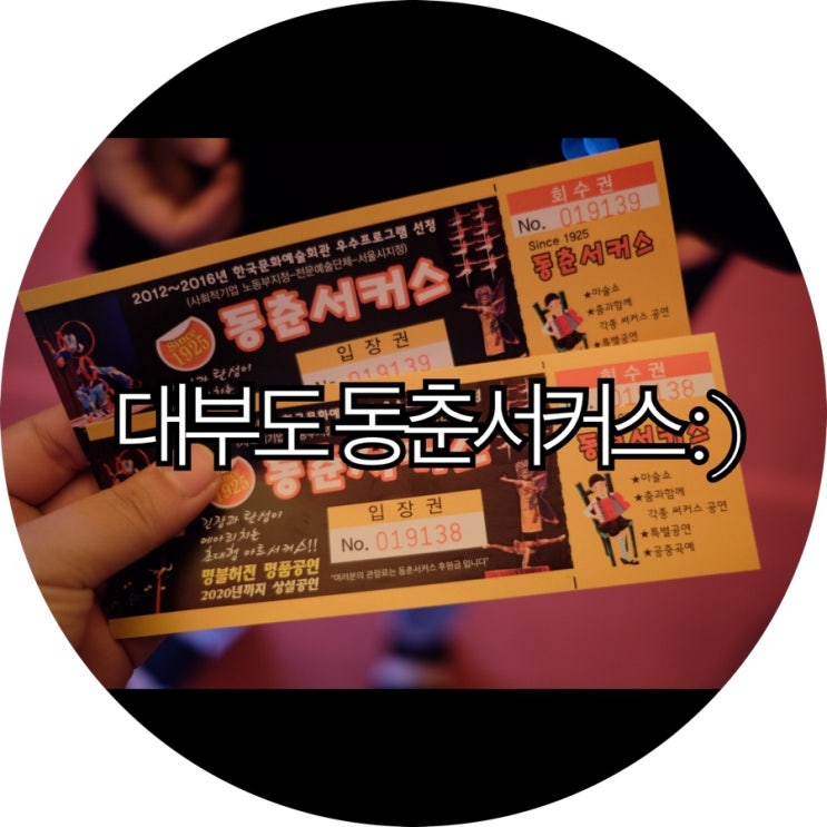  [대부도 가볼만한곳]95년의 역사와 전통이 있는 동춘서커스 : )