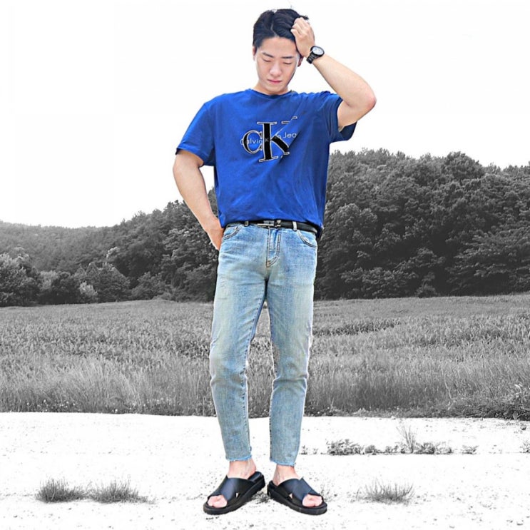  CK티 캘빈클라인 반팔 티셔츠 켈빈클라인은 티도 예뻐요