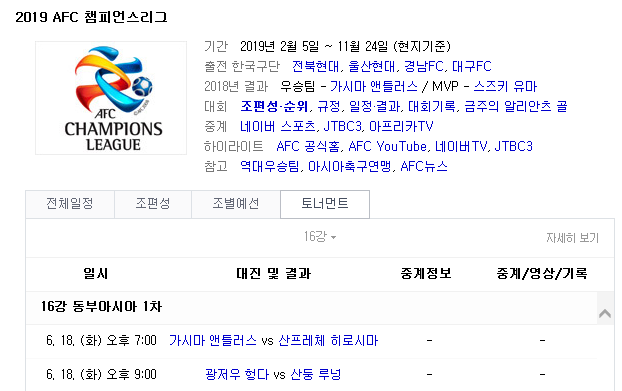2019.06.18 ACL(AFC 아시아 챔피언스리그) 동부아시아 16강 1차전 (가시마 산프히로 | 광저우E 산둥루넝) 2019.06.18 ACL(AFC 아시아 챔피언스리그) 동부아시아 16강 1차전 (가시마 산프히로 | 광저우E 산둥루넝)