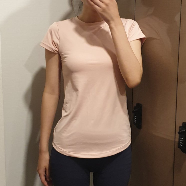  안다르 여름티셔츠 예쁜 핏에 가볍고 시원해!