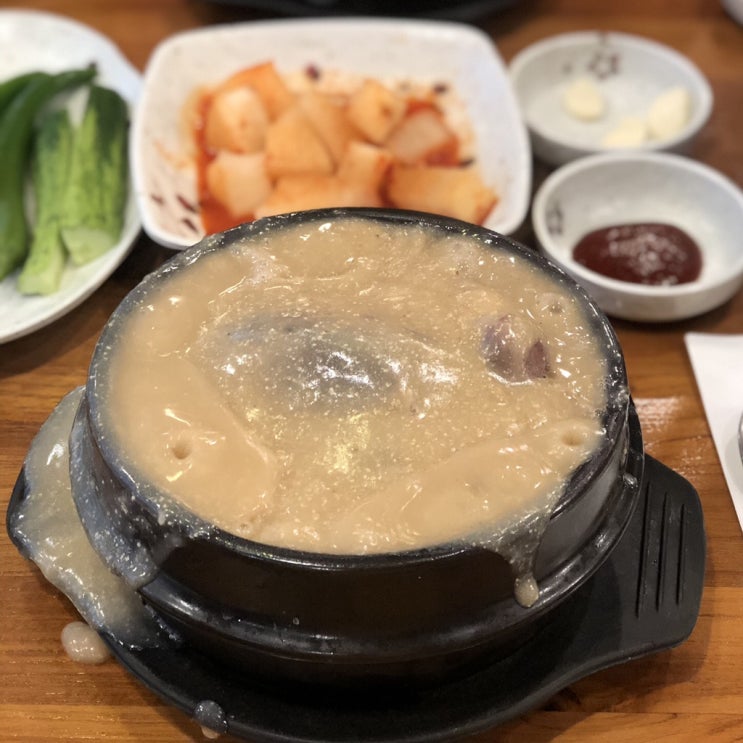  철산역 맛집, 들깨 들어간  “한본 삼계탕”