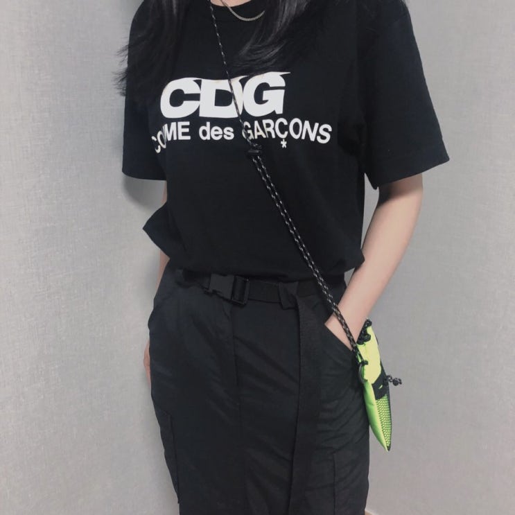  [Daily Look] Comme des garcons  1/2 shirt / 꼼데가르송 CDG 로고 반팔티
