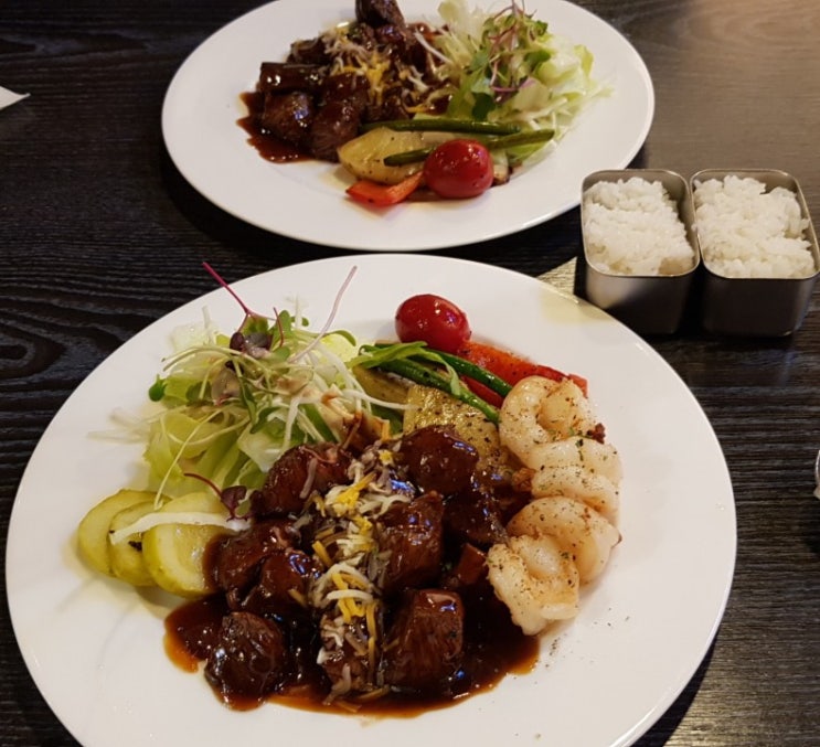  평택 통복시장 청년숲 맛집, 불독 스테이크