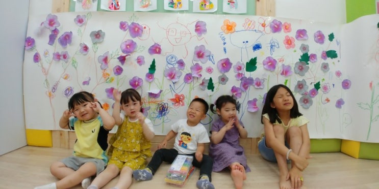  엄마표 책놀이 품앗이수업 퍼포먼스미술 놀이    무궁화 놀이:: 여원미디어 <우리의 나라꽃 무궁화>