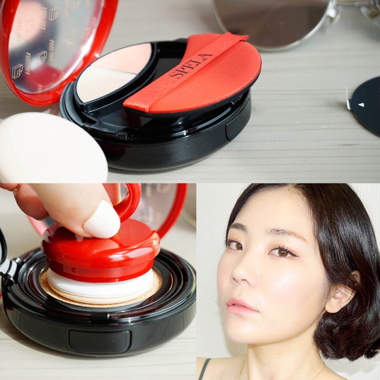  쿠션팩트추천, 신기한 진동퍼프가 매끈하게 @스펠라 바이브쿠션