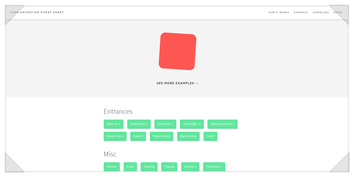 [Html/CSS] CSS3 animation 유용한 사이트 : 네이버 블로그