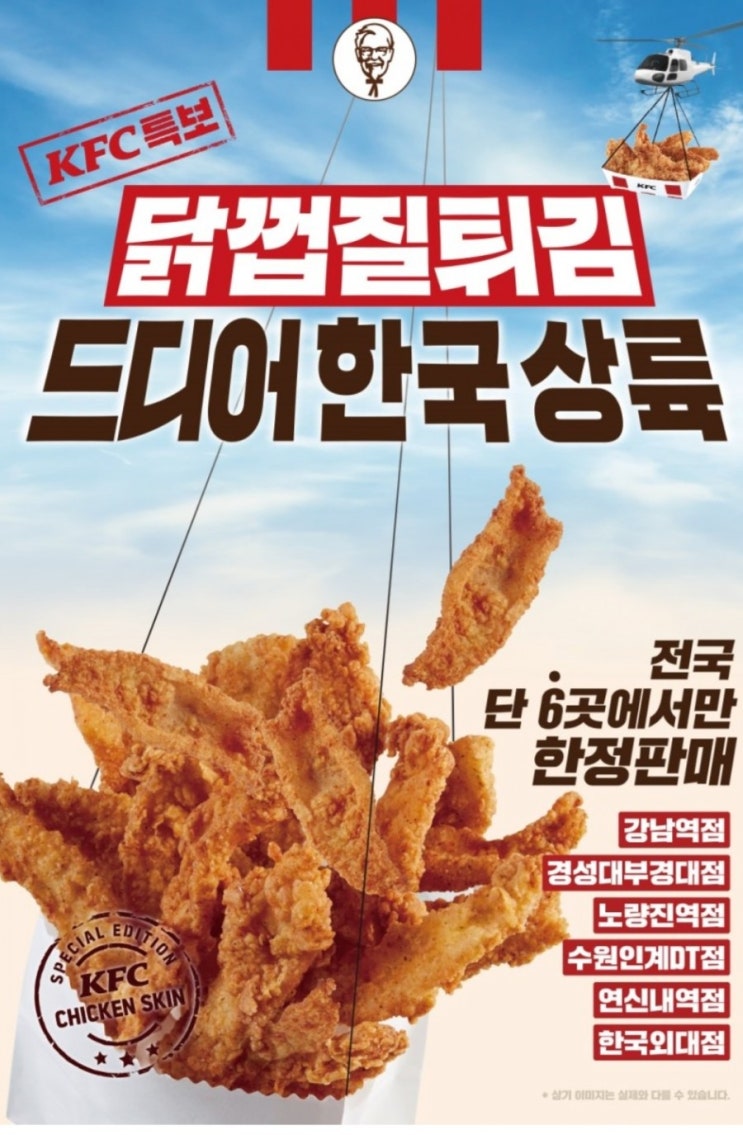  KFC 닭껍질튀김 한국 상륙... 사실 그 치킨빌런의 진실은?? (KFC닭껍질튀김)