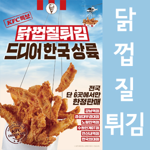  닭껍질 튀김??KFC 이벤트_한정판매 ㅠㅠ