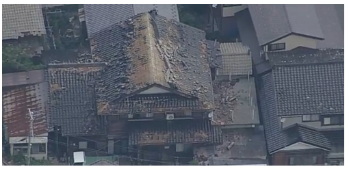 일본 지진, 몇 초 만에 지옥으로 .. 바닥 갈라지고 부상자 속출.