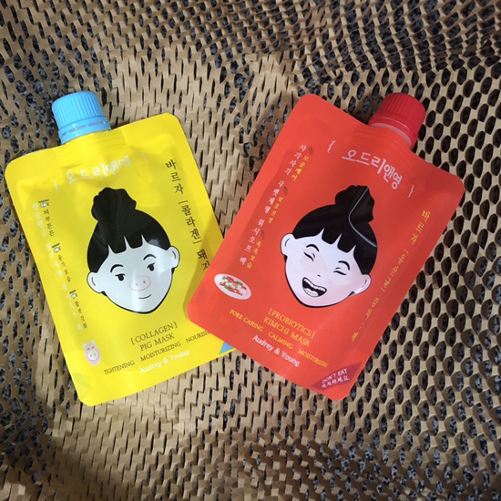  오드리앤영 워시오프팩 돼지팩&김치팩 좋아요!