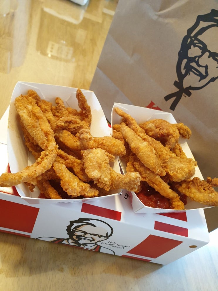  kfc닭껍질튀김 실구매 리뷰