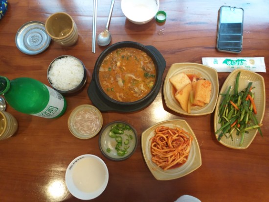  일원동 먹자골목 신의주찹쌀순대, 순대국에 막걸리 어때요