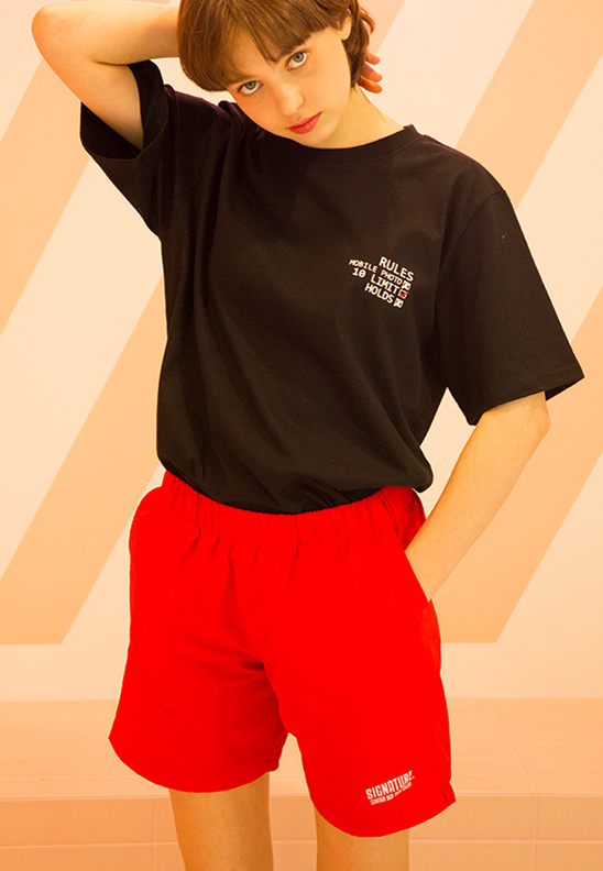  SIGNATURE 시그니처 16수 커스터머 반팔티 유니섹스 블랙 CUSTOMER T-SHIRT BLACK 16'S 패션리뷰