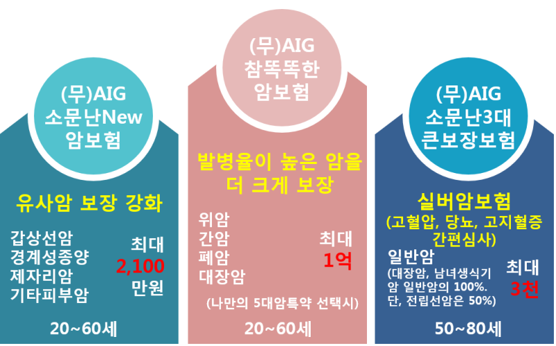 AIG 암보험으로 상황에 맞는 최적의 암보험 가입하는 방법