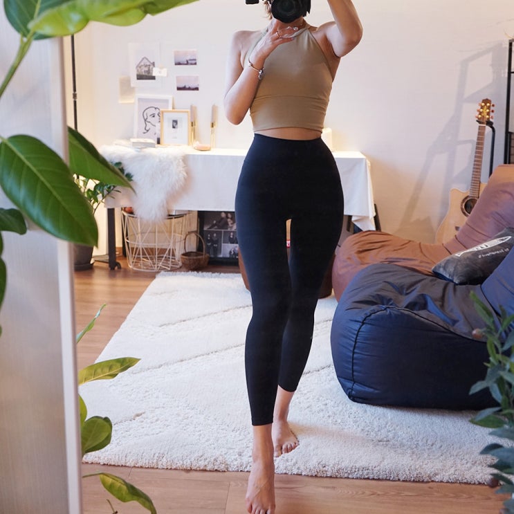  안다르 에어쿨링 8.2부 있지 레깅스, 데일리룩으로 찰떡템이야~