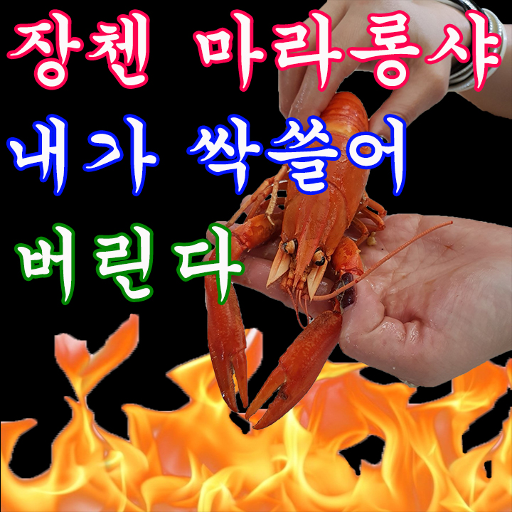  범죄도시 장첸 마라롱샤 민물가재 요리 만들기