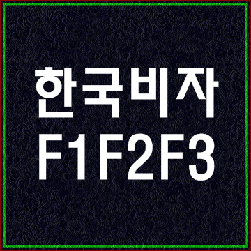  한국비자종류11 (F1 F2 F3비자)