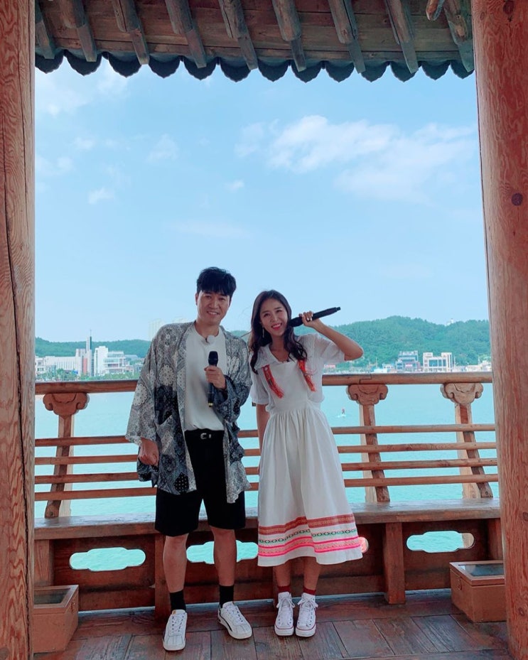  190619 코요태 신지 김종민 인스타그램 (포항 영일대해수욕장)