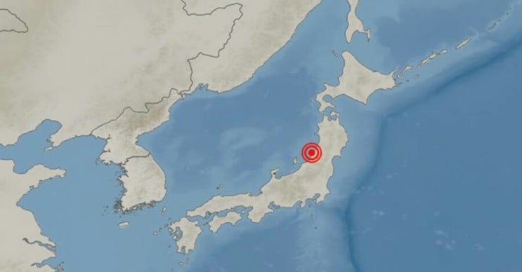 어제밤 일본 지진 강도가 6.8
