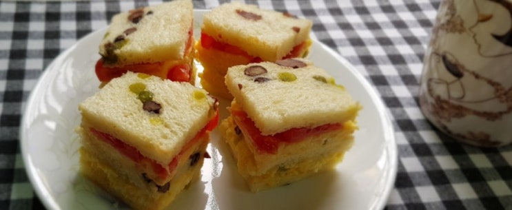  감자샐러드로 맛있는 샌드위치 만들기