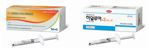  한미약품  골관절염치료제 '히알루마' 미국 본격 시판