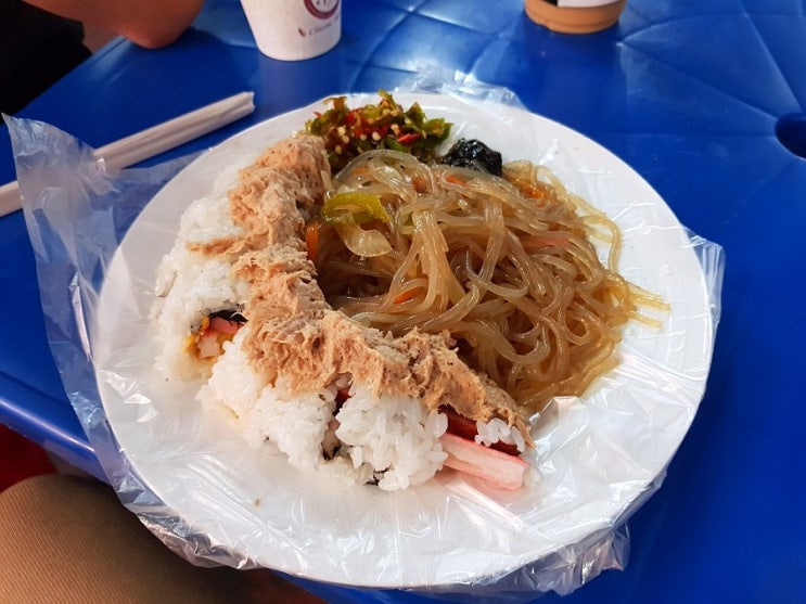  광장시장 맛집  누드김밥 정확한 위치 (잡채먹으려면 11시부터!)