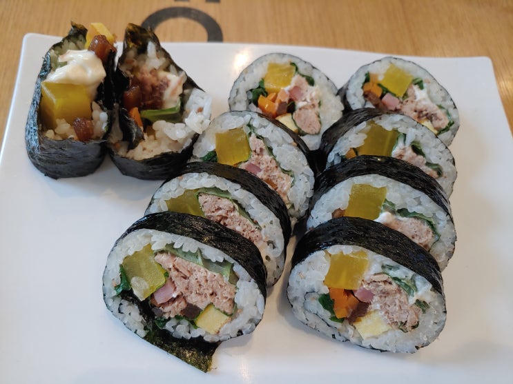  삼성역 분식 - 푸드카페 김밥천국 후기 :)
