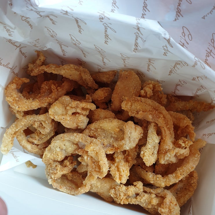  강남) KFC 닭껍질튀김