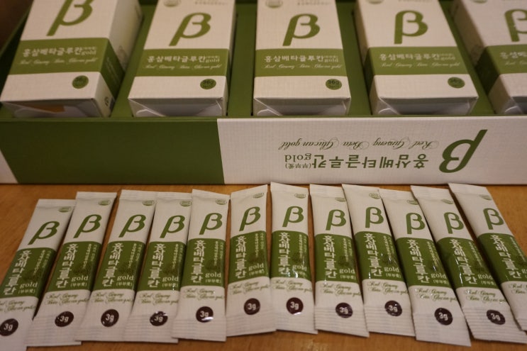  홍삼스틱추천 홍삼베타글루칸 Gold 면역력높이기