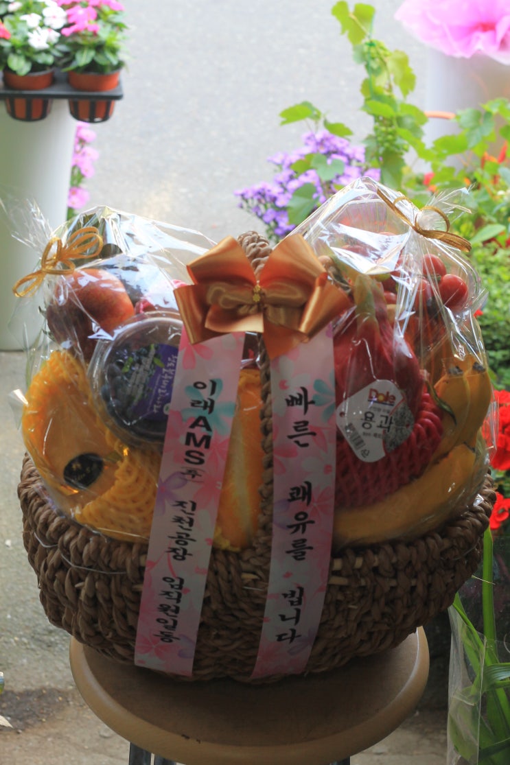  대구감삼동꽃집  쾌유과일바구니 W병원꽃배달  스피드배송~