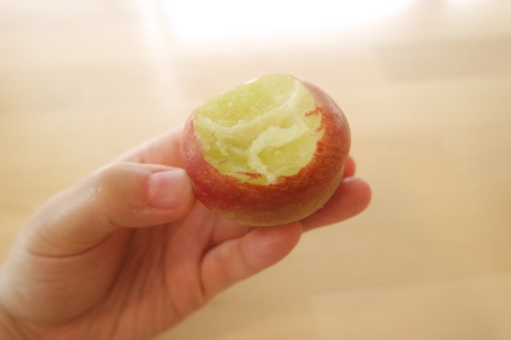  신비복숭아 맛/속이 하얀 천도복숭아 정말 신비해!