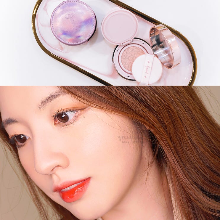  비주얼코스메틱 미니쿠션: 앙증맞은 사이즈에 광투어링까지 존예템b