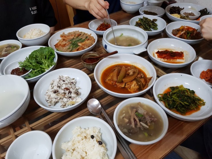  강릉 숨겨진 맛집 서지초가뜰 feat.한국인의밥상