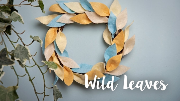 [퀵메이크]Wild Leaves 리스 만들기_663309