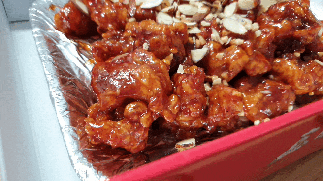  강릉닭강정 금성배니닭강정 택배배달로 맛있게 먹었어요~