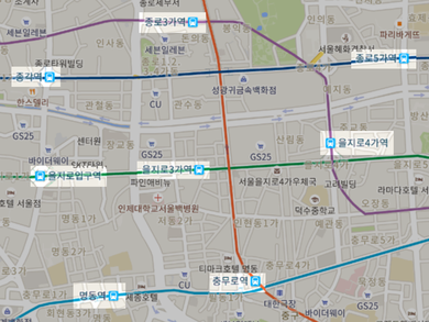  [11] 위도 경도 서로 가까운 위치 찾아주기