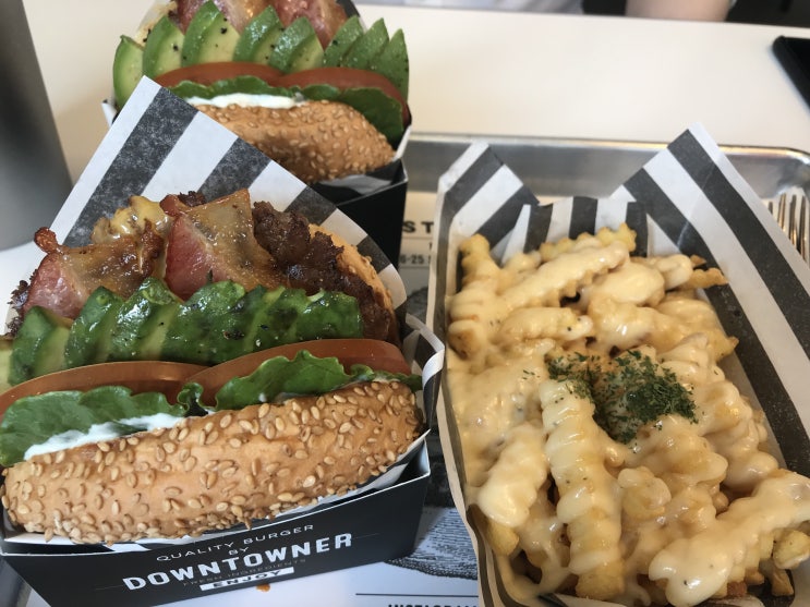  [청담동 맛집 / 수제햄버거] 다운타우너/ 아보카도 버거