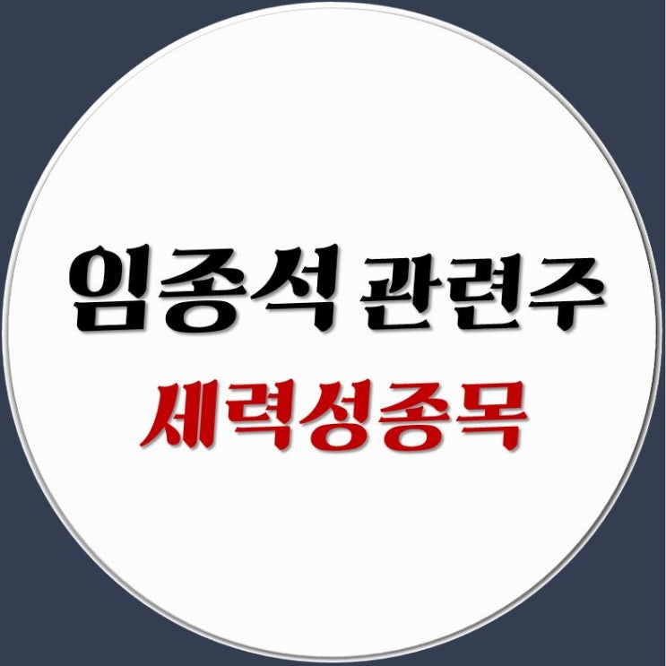  [임종석 관련주] 세력이 작업에 들어간다면? - 파나진
