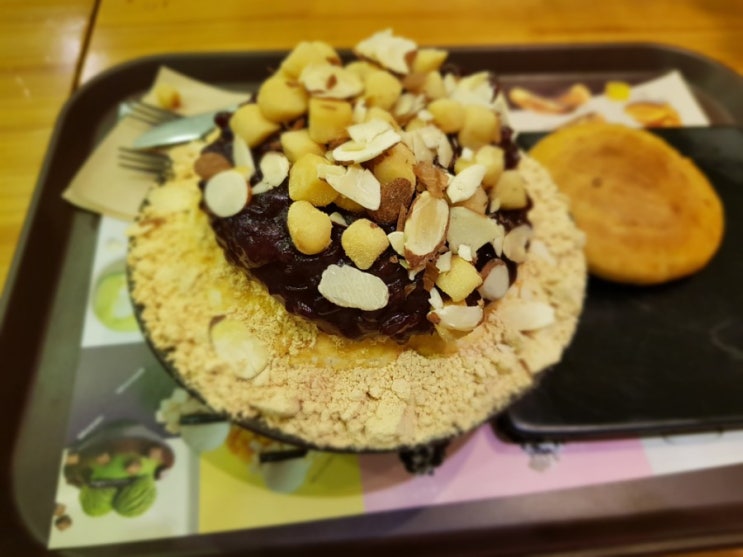  설빙 팥인절미빙수, 씨앗꿀호떡 _ 청담공원점