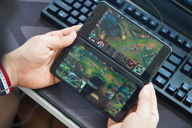  2019 롤챔스 서머 SKT T1 VS 그리핀, 페이커 개인화면을 5G 멀티뷰로 관람하다