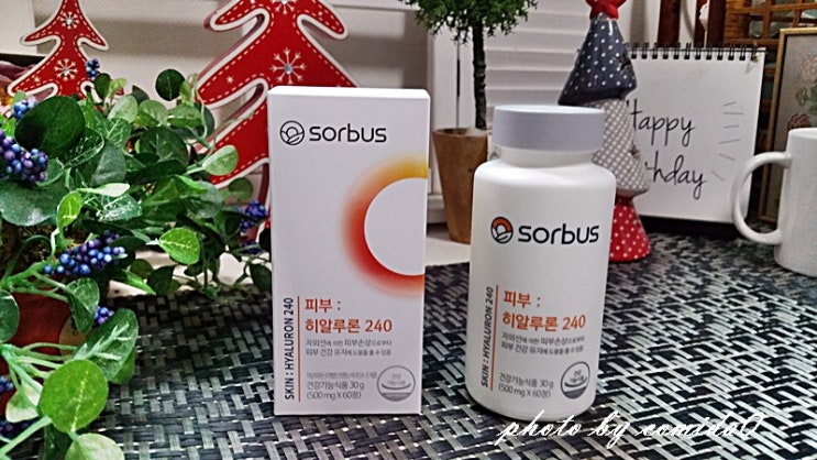  Sorbus 피부 히알루론산 240 으로 피부 속부터 수분충전해요