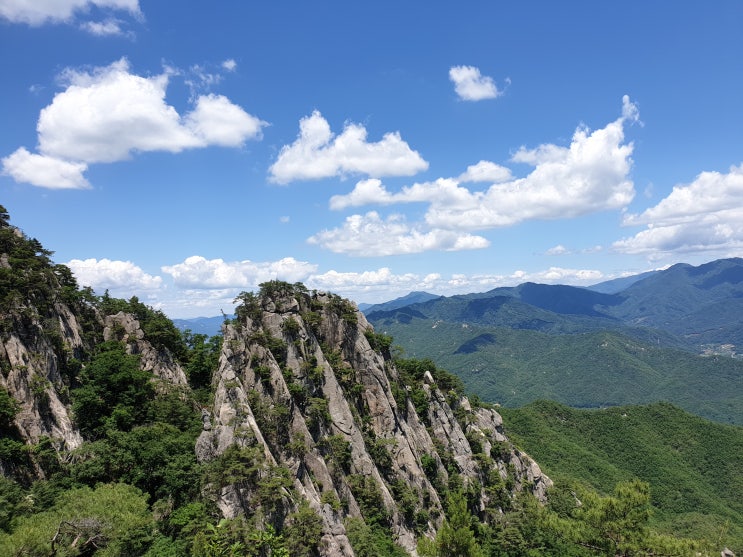 가평 운악산 (백호능선 - 청룡능선) 산행 ('19.06.22)