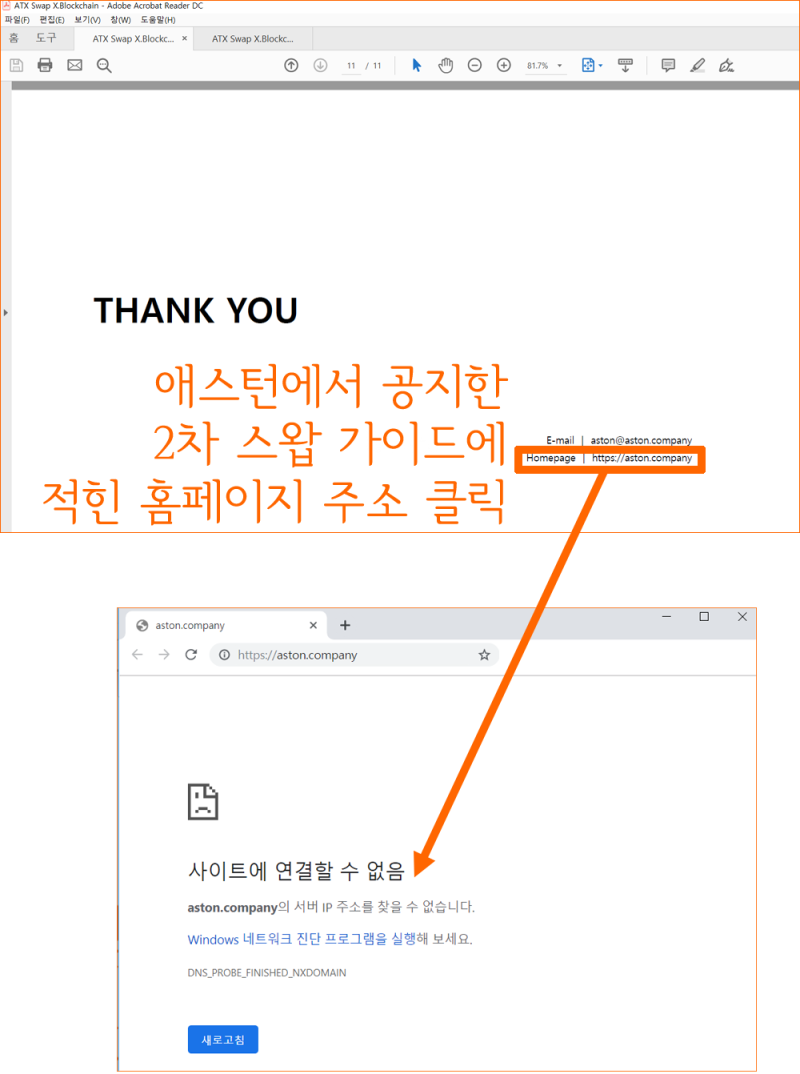 Aston(ATX) :: 2차 스왑 관련 발암 소식 : 네이버 블로그
